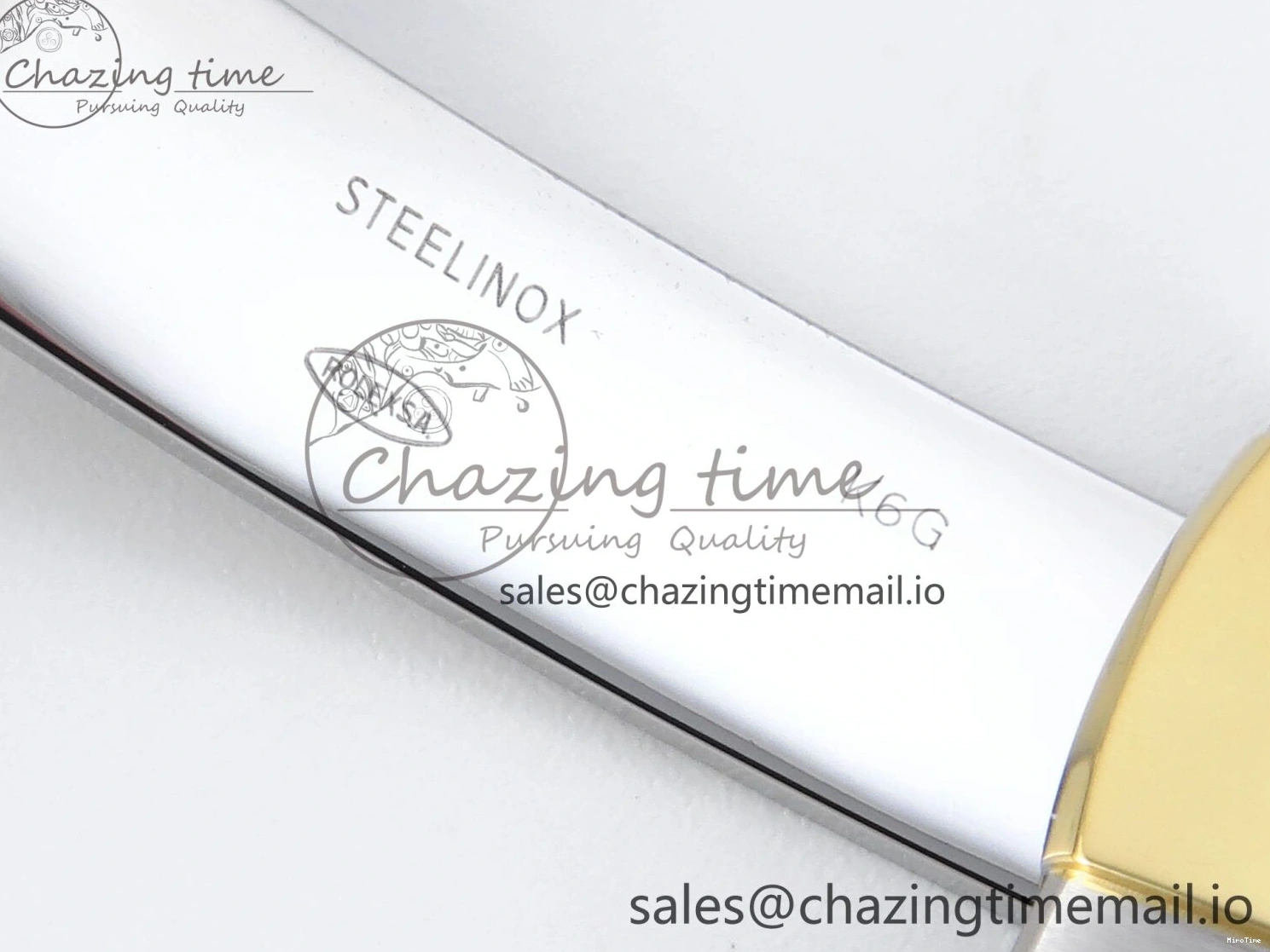 MiroTime 0109 Stretchable DateJust 36 126283RBR EWEF Best Edition Black Diamonds Dial on SS YG Jubilee Bracelet A 634